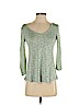 Self Esteem Green 3/4 Sleeve Top Size S - photo 1