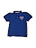 Gap Kids 100% Cotton Solid Blue Short Sleeve Polo Size 6 - photo 1