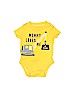 Carter's 100% Cotton Yellow Short Sleeve Onesie Size Newborn - photo 1