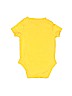 Carter's 100% Cotton Yellow Short Sleeve Onesie Size Newborn - photo 2