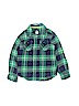 Carter's 100% Cotton Green Long Sleeve Button-Down Shirt Size 5T - photo 1