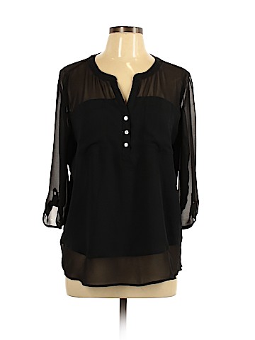 Express 3/4 Sleeve Blouse (view 1)