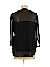Express 100% Polyester Black 3/4 Sleeve Blouse Size L - photo 2