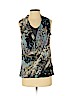 Simply Vera Vera Wang 100% Polyester Blue Sleeveless Blouse Size S (petite) - photo 1