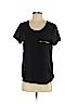 Paper Crane 100% Polyester Black Short Sleeve Blouse Size S - photo 1