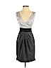 H&M 100% Polyester Gray Cocktail Dress Size 2 - photo 1