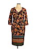 Beige by ECI Orange Casual Dress Size 14 - photo 1