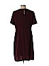 Ann Taylor Factory 100% Polyester Burgundy Casual Dress Size 12 (petite) - photo 2