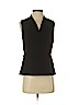 Ann Taylor 100% Polyester Black Sleeveless Blouse Size 4 (petite) - photo 1