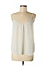 Shinestar 100% Polyester Ivory Sleeveless Blouse Size M - photo 1