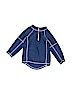 Tooby Doo Solid Blue Rash Guard Size 2 - photo 1