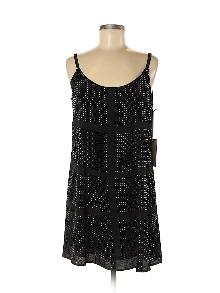 Double Zero 100% Polyester Black Cocktail Dress Size M - photo 1