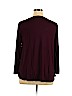 Assorted Brands 100% Rayon Purple 3/4 Sleeve Top Size 1X - photo 2