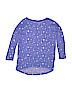 Old Navy Tropical Purple Long Sleeve T-Shirt Size 16 - photo 2