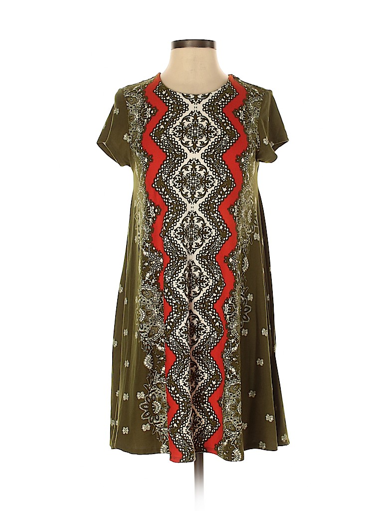 Derek Heart Green Casual Dress Size S - photo 1