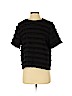 H&M Black Short Sleeve Blouse Size 4 - photo 1