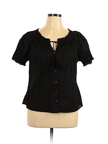Peter Nygard Short Sleeve Blouse (view 1)