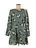 Free People 100% Polyester Green Casual Dress Size 6 - photo 1