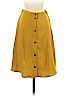 Freebird 100% Polyester Gold Casual Skirt Size S - photo 1