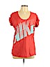 Nike 100% Cotton Orange Short Sleeve T-Shirt Size L - photo 1