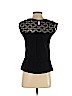 Ann Taylor LOFT Black Short Sleeve Top Size S (petite) - photo 2