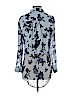 Candie's 100% Polyester Blue Long Sleeve Blouse Size M - photo 2