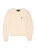 Polo by Ralph Lauren 100% Cotton Ivory Pullover Sweater Size 7 - photo 1