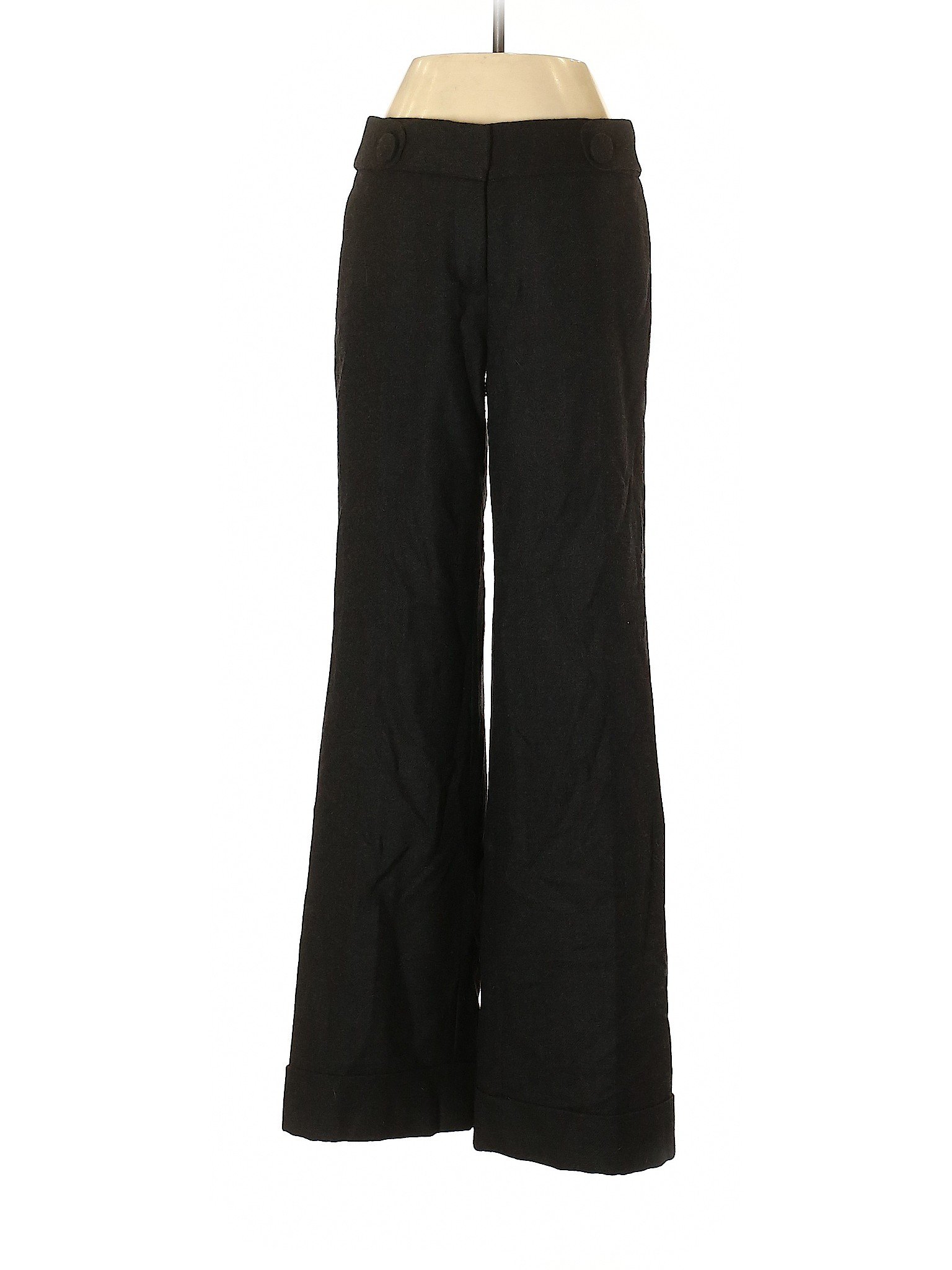 J.Crew Factory Store Women Black Wool Pants 0 | eBay