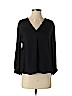 Vince Camuto 100% Polyester Black Long Sleeve Blouse Size S - photo 1