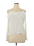 Mossimo 100% Rayon Ivory Long Sleeve Blouse Size XL - photo 1