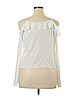Mossimo 100% Rayon Ivory Long Sleeve Blouse Size XL - photo 2