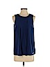 MICHAEL Michael Kors 100% Polyester Blue Sleeveless Blouse Size XS - photo 1