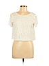 Show Me Your Mumu Ivory Short Sleeve Blouse Size L - photo 1