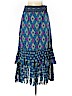 Free People 100% Silk Blue Silk Skirt Size XS - photo 2