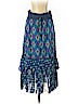 Free People 100% Silk Blue Silk Skirt Size XS - photo 1