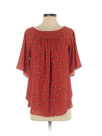 Ann Taylor LOFT Outlet Short Sleeve Blouse (view 1)