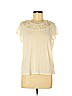 H&M Ivory Short Sleeve Top Size M - photo 1