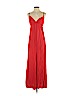 Bergdorf Goodman 100% Rayon Red Casual Dress Size M - photo 1