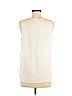Drew 100% Silk White Sleeveless Silk Top Size M - photo 2