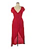 Forever 21 100% Rayon Red Casual Dress Size L - photo 1
