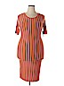 Lularoe Orange Casual Dress Size 2X - photo 1