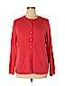 Lands' End 100% Cashmere Red Cashmere Cardigan Size 1X - photo 1