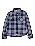 Abercrombie Blue Long Sleeve Button-Down Shirt Size 13 - 14 - photo 1
