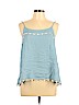 Statement 100% Lyocell Blue Sleeveless Blouse Size L (petite) - photo 1