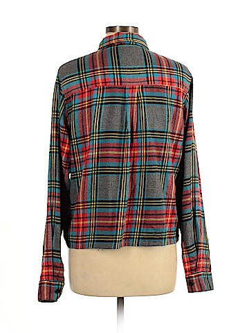 Topshop Long Sleeve Button-Down Shirt (view 2)