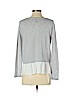 Forever 21 Gray Long Sleeve Top Size S - photo 2