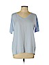 Apt. 9 Blue Short Sleeve Top Size L (petite) - photo 1