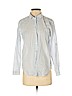 H&M 100% Cotton Blue Long Sleeve Button-Down Shirt Size 4 - photo 1