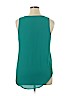 Lush 100% Polyester Green Sleeveless Blouse Size XL - photo 2