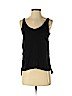 H&M 100% Polyester Black Sleeveless Blouse Size 2 - photo 1